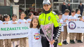 Konya’da trafiğinde anlamlı etkinlik: Öfkeye Fren, Nezakete Yol Ver