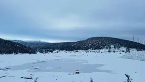 Konya'nın saklı cennetine kar yağıyor: Kayak sezonu kapanmadı