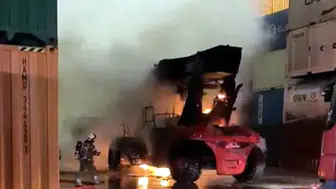 Ambarlı Limanı'nda dehşet yaşandı