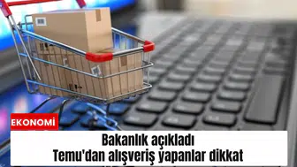 Bakanlık açıkladı: Temu'dan alışveriş yapanlar dikkat