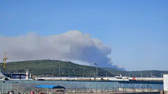 Gelibolu'da orman yangını, tahliyeler başladı