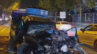 Konya trafiğini kilitleyen kaza: Sürücü ağır yaralandı