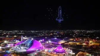 Konya'da yüzlerce drone gökyüzünü aydınlattı. Büyük şölen var