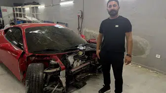 Biraz keyif yapacaktı: Ustanın 17 milyon liralık Ferrari kazası