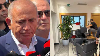 Gürsel Tekin, polis eşliğinde CHP İstanbul İl Başkanlığı'na girdi