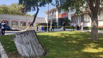 O hastanenin bahçesinde silahlar konuştu