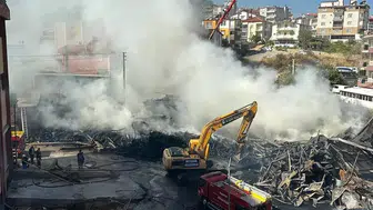 Konya'daki silah üretim fabrikasında yangın çıktı