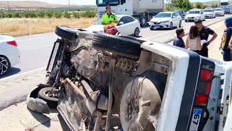 8 aylık bebeğin acı ölümü: Tofaş marka otomobil ters döndü