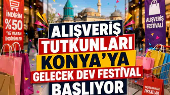 Alışveriş tutkunları Konya'ya gelecek: Dev festival başlıyor
