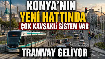 Konya’nın yeni hattında çok kavşaklı sistem var: Tramvay geliyor