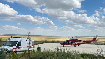 Kalp krizi geçiren hasta ambulans helikopter ile Konya'ya sevk edildi