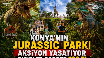 Konya'nın Jurassic Parkı aksiyon yaşatıyor: Girişler sadece 100 TL