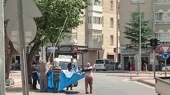 Konya'da yer gök meyve: Vatandaş yollardan kayısı topluyor