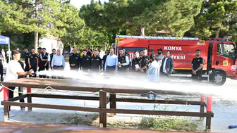 Konya itfaiyeci ordusu yetiştiriyor: Hepsi gönüllü