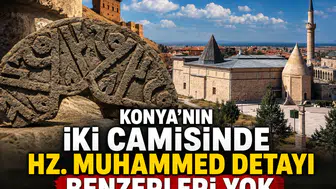 Konya'nın iki camisinde Hz. Muhammed detayı: Benzerleri yok
