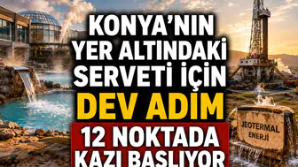 Konya’nın yer altındaki serveti için dev adım: 12 noktada kazı başlıyor