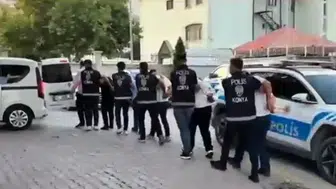 Konya'da kar maskeleriyle araç soyan 5 şüpheli tutuklandı