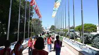 Konya'da öğrenciler, şehrin kalbine yolculuk yaptı