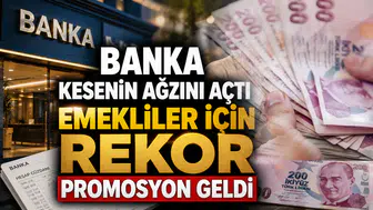 Banka kesenin ağzını açtı: Emekliler için rekor promosyon geldi