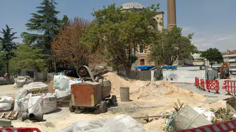 Konya’nın tarihi merkezi adeta şantiyeye döndü