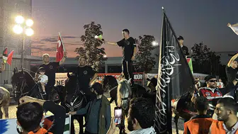 Bosna Hersek'ten hareket eden "Filistin Konvoyu" Konya'ya geldi