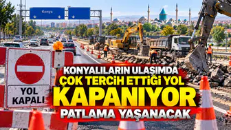 Konya'nın fenomen tüneline ulaşım zorlaşacak: Yolda büyük çalışma var