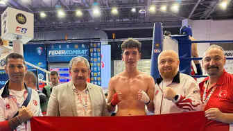 Konyalı sporcu, Yunan rakibini yenip altın madalya kazandı