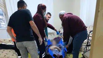 Konya’da yalnız yaşayan engelli vatandaş için ekipler seferber oldu