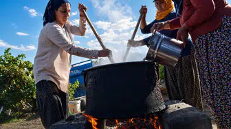 Asırlık lezzet oricik için kazanlar kuruldu