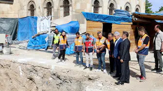 Konya’nın tarihi camisinde restorasyon sürüyor: Detay detay işleniyor