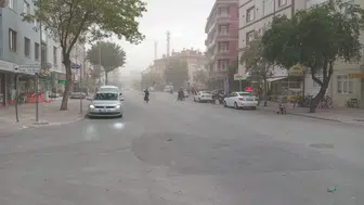 Konya'yı fırtına böyle vurdu: Birçok bölgede maddi hasar meydana geldi
