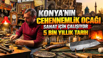 Konya’nın Cehennemlik Ocağı sanat için çalışıyor: 5 bin yıllık tarih