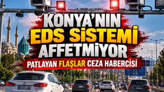 Konya'nın EDS Sistemi affetmiyor: Flaşı gören e-Devlet'e bakıyor