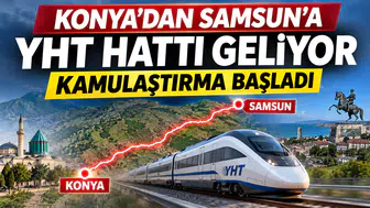 Konya’dan Samsun’a YHT hattı geliyor: Kamulaştırma başladı