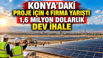 Konya'daki proje için 4 firma yarıştı: 1,6 milyon dolarlık dev ihale