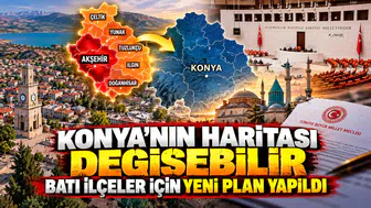 Konya'nın haritası değişebilir: Akşehir ve 5 ilçenin ayrılma planı