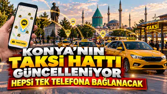 Konya’nın taksi hattı güncelleniyor: Hepsi tek telefona bağlanacak
