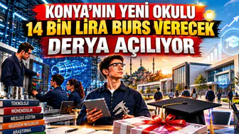 Konya’nın yeni okulu 14 bin lira burs verecek: Derya açılıyor
