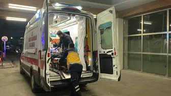 Konya plakalı araç Karaman'da domuza çarptı