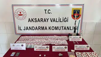 Konya'dan hareket eden araç Aksaray'da uyuşturucuyla yakalandı