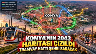 Konya’nın 2043 haritası çizildi: Tramvayın geçmediği cadde kalmayacak