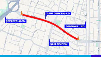 Konya’nın yoğun kullanılan caddesinde şerit daralacak