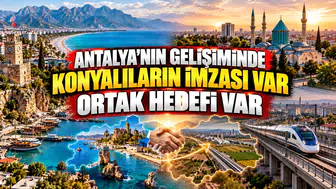 Antalya'nın gelişiminde Konyalıların imzası var: Ortak hedef açıklandı