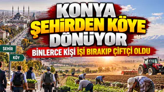 Konya'nın arazileri para kazandırıyor: Şehirden köye göç başladı