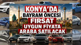 Konya’da bayram öncesi fırsat: Uygun fiyata araba satılacak