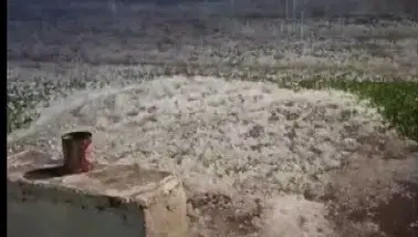 Vatandaş canlı yayınla böyle anlattı: Dolu felaketi
