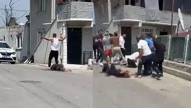 Linçten polis kurtardı: Karısını sokak ortasında bıçaklayıp lödürdü