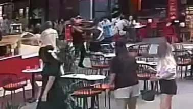 Polisten kaçıyordu: Şüpheliyi tek yumrukla yere serdi