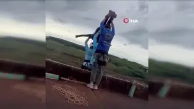 Halatla atlama faciası: Halatları bağlanmayan kadın ölüme uçtu