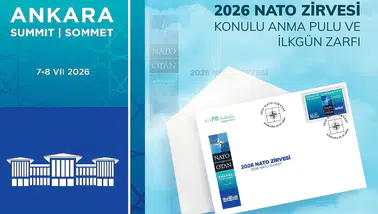 2026 NATO Zirvesi için anma pulu ve ilkgün zarfı satışa sunuldu